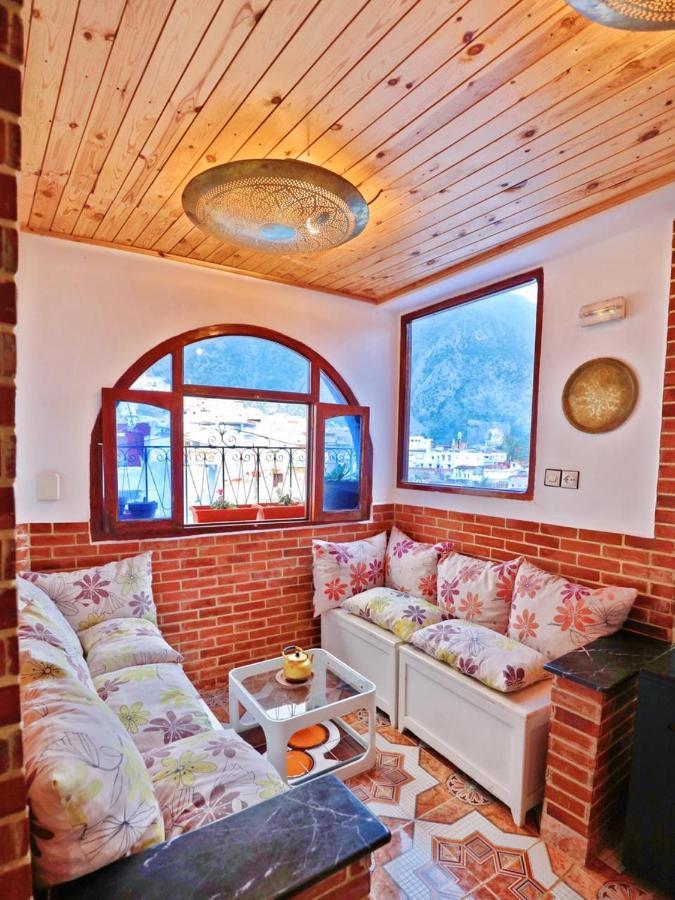 Aymane Rooftop Budget Panoramic Hotel Chefchaouen Εξωτερικό φωτογραφία